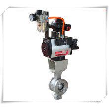 Pneumatic V Port Segment Ball Valve